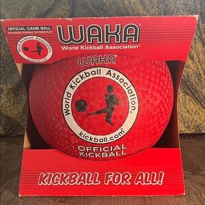 Waka Kickball World Official Playing Ball NIB Kickball for All!